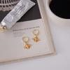Youthway Cute Bee Drop Earrings For Women Classic 18K Gold Plated Stainless Steel Earrings Simple Fashion Jewelry Christmas Gift