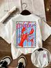 Summer Lobster Graphic Tee Marine Animal Print Tshirt Beach Vacation Style Top Casual Short Sleeve Fashion Streetwear Unisex
