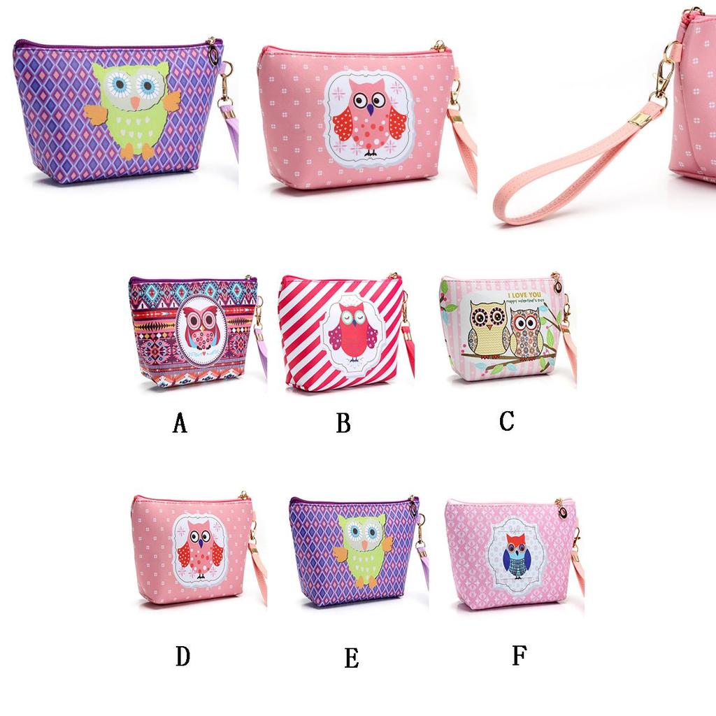 Elegant Leather Makeup Travel Cosmetic Bag Case With Zipper Pouch For Toiletries