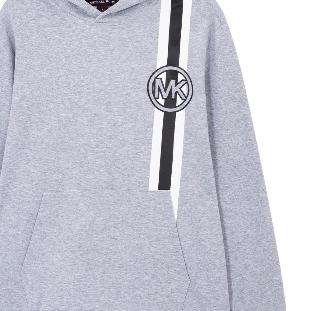 Michael Kors Ss23 Logo Print Sweatshirt Men Tops Gray OF2516I5MF-030