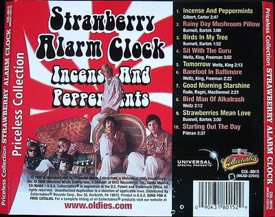 CD ERDBEER WECKER Räucherstäbchen Pfefferminzbonbons COL8015 Sammlerstücke US Rock Gebraucht