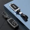 Pour Jeep Alliage de Zinc Silicone Housse de Clé Intelligente de Voiture Pour Jeep Renegade Wrangler Patriot Grand Cherokee WK2 KL Compass Libert