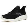 Anta Running Collection Anti Slip Wear Resistant Low Top Running Shoes Women's Black White Sneakers 122325575-1