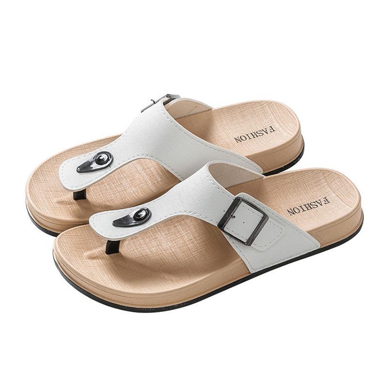 Pánské letní žabky Luxusní ležérní žabky Boty naboso pro muže 2024 Pohodlné PVC Plážové Venkovní Módní Chůze Pantofle