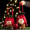 New Christmas Apple Handbag Christmas Eve Packaging Gift Box Children's Snack Candy Bag Cute Handheld Decoration Gifts