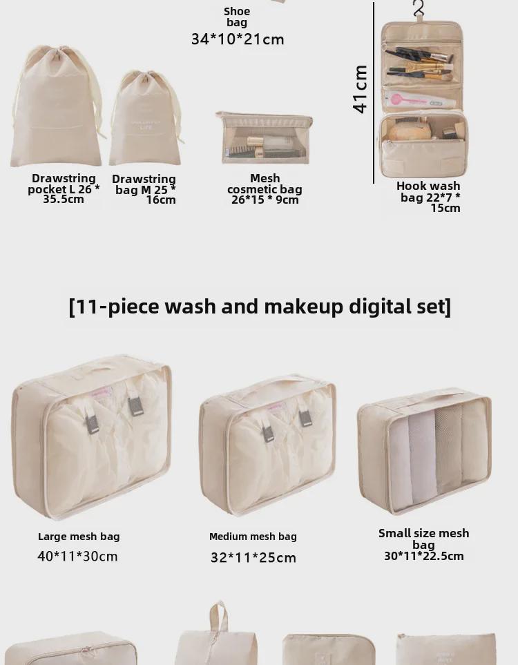 Portable Travel Suitcase and Clothing Storage Organizer for Underwear and Clothes