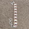 Morganite Gemstone Handmade 925 Sterling Silver Bracelet 7-8" KKG-148