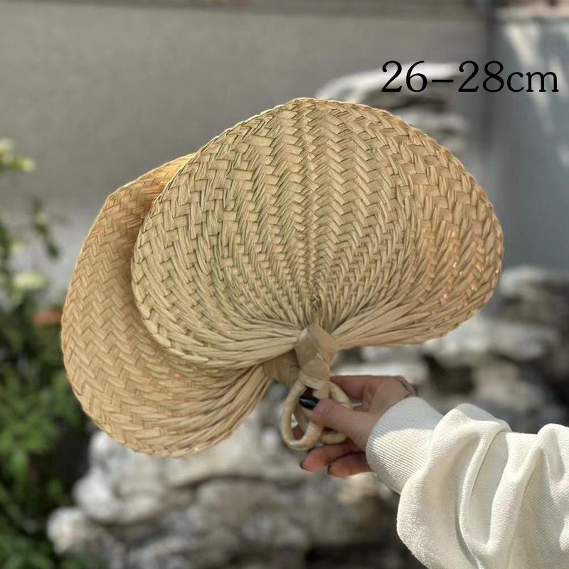 Vintage Palmblad Ventilator Handgemaakt Ademend Natuurlijke Koelventilator voor Tiki Feest Buiten Bijeenkomst