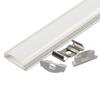 2-20pcs/lot 0.5m/1m Flexible U-type Aluminum Profiles For 5050 5630 LED Bendable Flat Shell Milky Cover Channel Bar Strip Lights