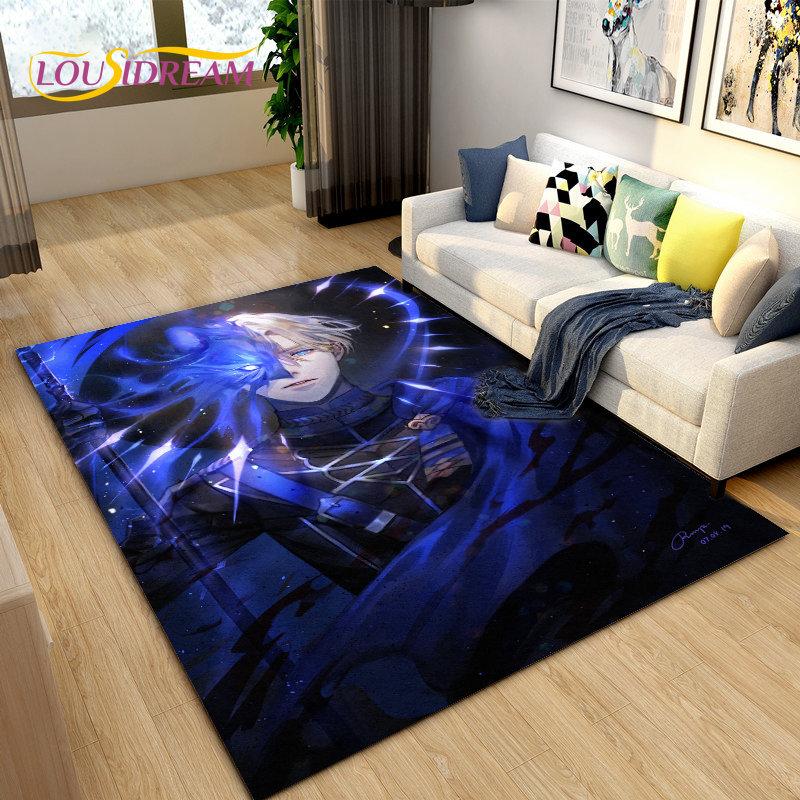 Fire Emblem Series Game Gamer Area Rug,Carpet Rug for Living Room Bedroom Sofa Doormat Decoration, Kids Play Non-slip Floor Mat
