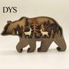 Brown Bear Decor Universal Eco-friendly Compact Table Forest Elk Ornament Crafts for Xmas Figurine