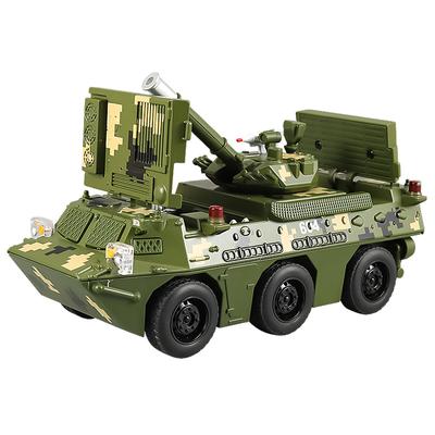 1/35 ZSL92 Tipo Carro Brinquedo Modelo Tanque de Liga Militar com Torres de Armas Absorção de Choque Modelos de Veículos Brinquedos Decorativos para Crianças