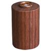 Vintage Dark Brown Cylinder High-end Black Walnut Wood Jewelry Display Stand Storage Column Photo Props Ring Earring Bracket 1Pc