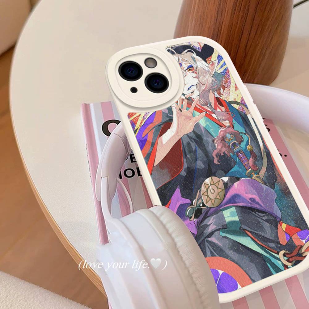 Mononoke Kusuriuri Anime Phone Case Hard Leather For IPhone 16 15 14 13 12 Mini 11 14 Pro Max Xs X Xr 7 8 Plus Fundas