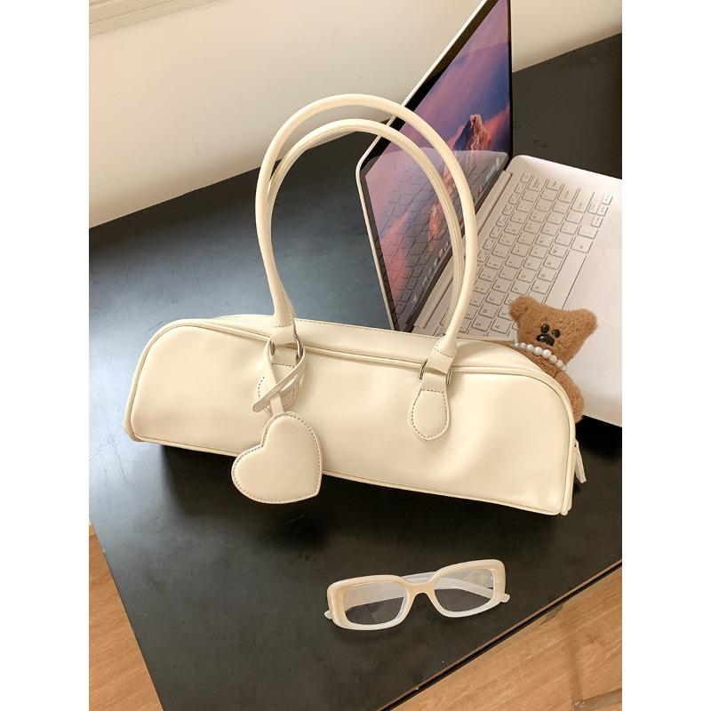 

Любовь декоративная сумка-багет женская новая на плечо под мышку нишевый дизайн модная простая ручная сумка белый