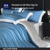 Set Lenzuola Estivo HLA Home in Seta Ghiacciata 4 Pezzi