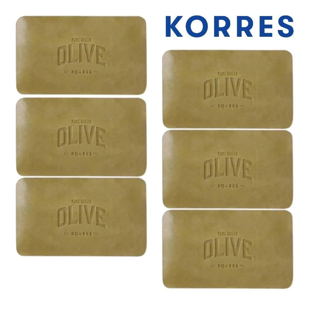 KORRES KORRES Pure Greek Olive & Olive Blossom Soap 125g (6 Pieces)
