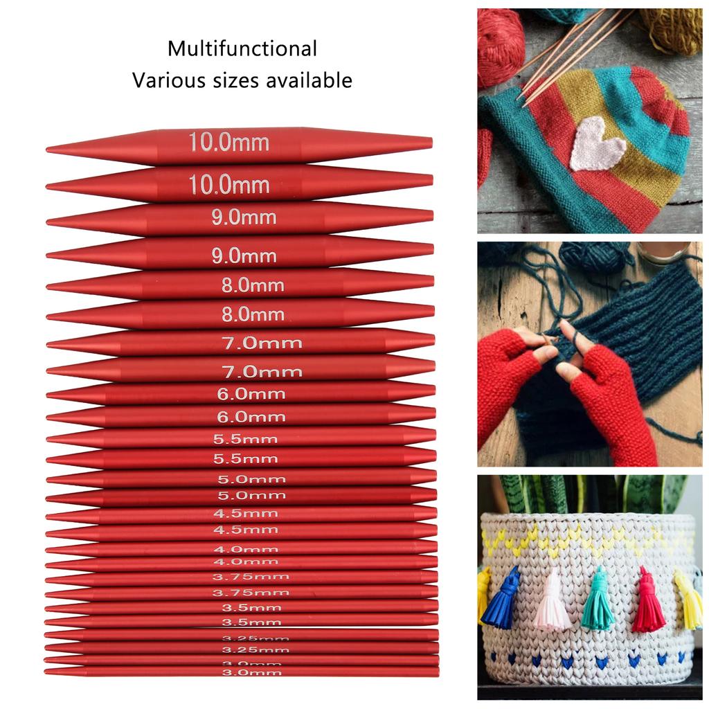 Knitting Needles Set Detachable Multifunctional Circular Knitting Needles Wide Uses for Hats for Sweaters for Socks