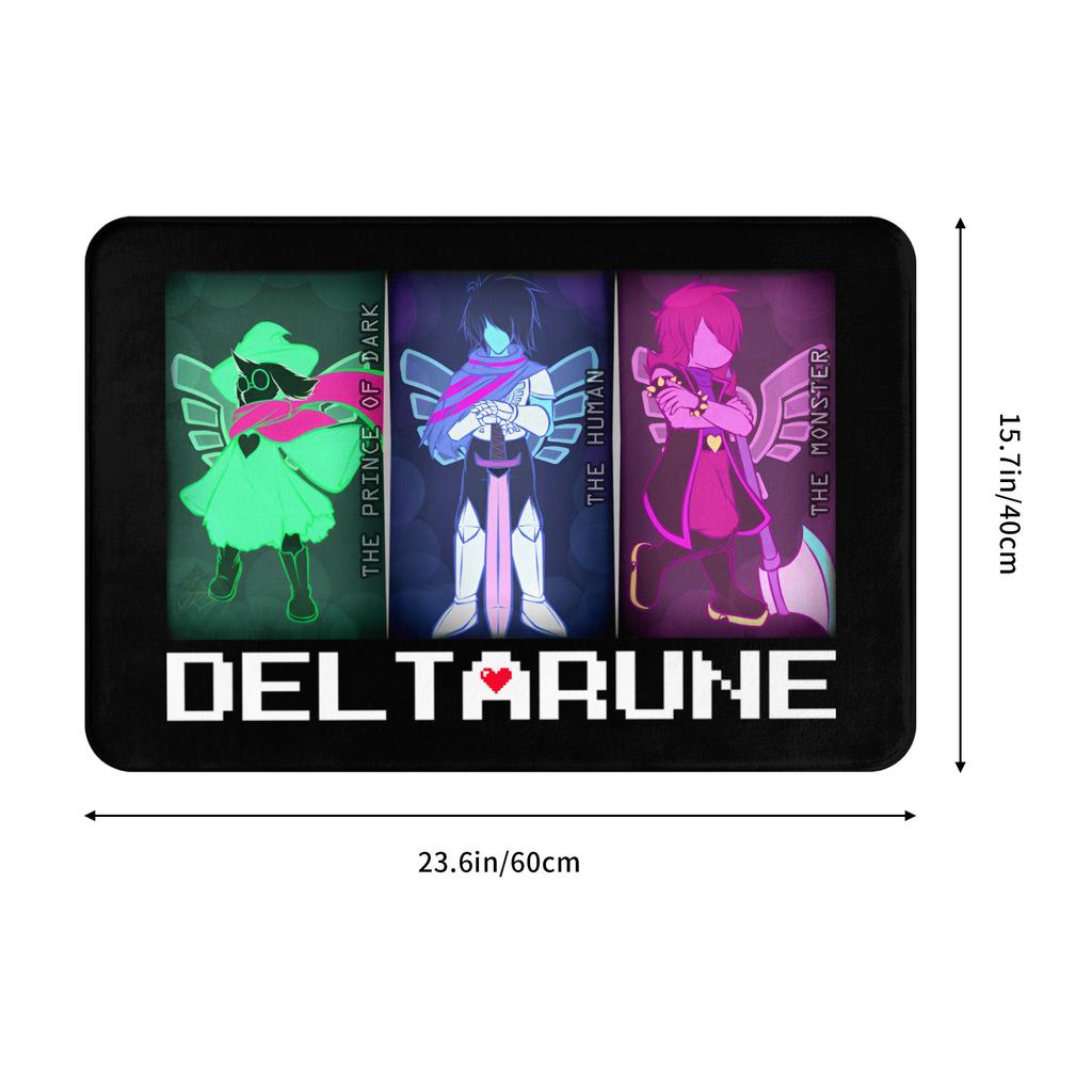 Lancer Deltarune Game Door Floor Kitchen Bath Mat Anti-Slip Indoor Doormat Bedroom Balcony Entrance Rug Carpet Footpad