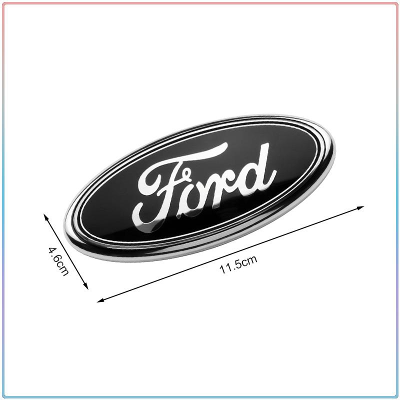 Auto Auto Heckklappe Emblem Aufkleber 11,5x4,5cm Passend für Ford Ranger Escape Mondeo Fusion Fiesta Kuga Edge Focus Mustang Emblem Logo Zubehör