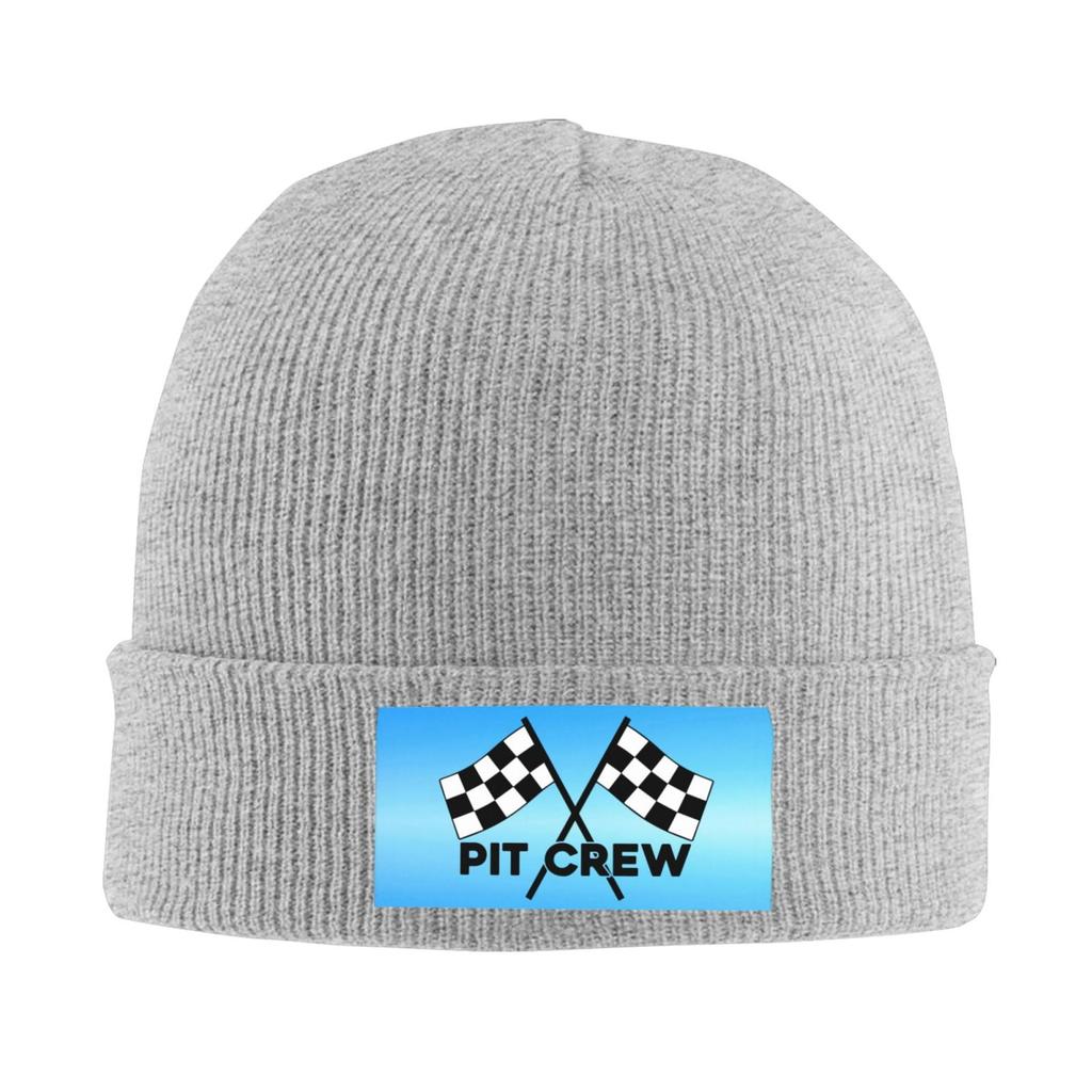 Checkered Flags Race Car Flag Unisex Women Knitted Hat Adult Knit Beanie For Fall Winter Knit Hat Cap