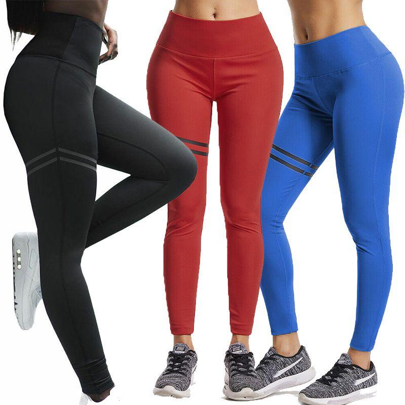 Sports Yoga Womens Workout Gym Fitness Leggings Pants Jumpsuit Clothes Athletic