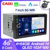 CAIXI Universal Radio 2Din Android 14 Car Multimedia Carplay Autoradio Gps For Toyota Nissan Jeep Hyundai Kia Chevrolet VW Fiat