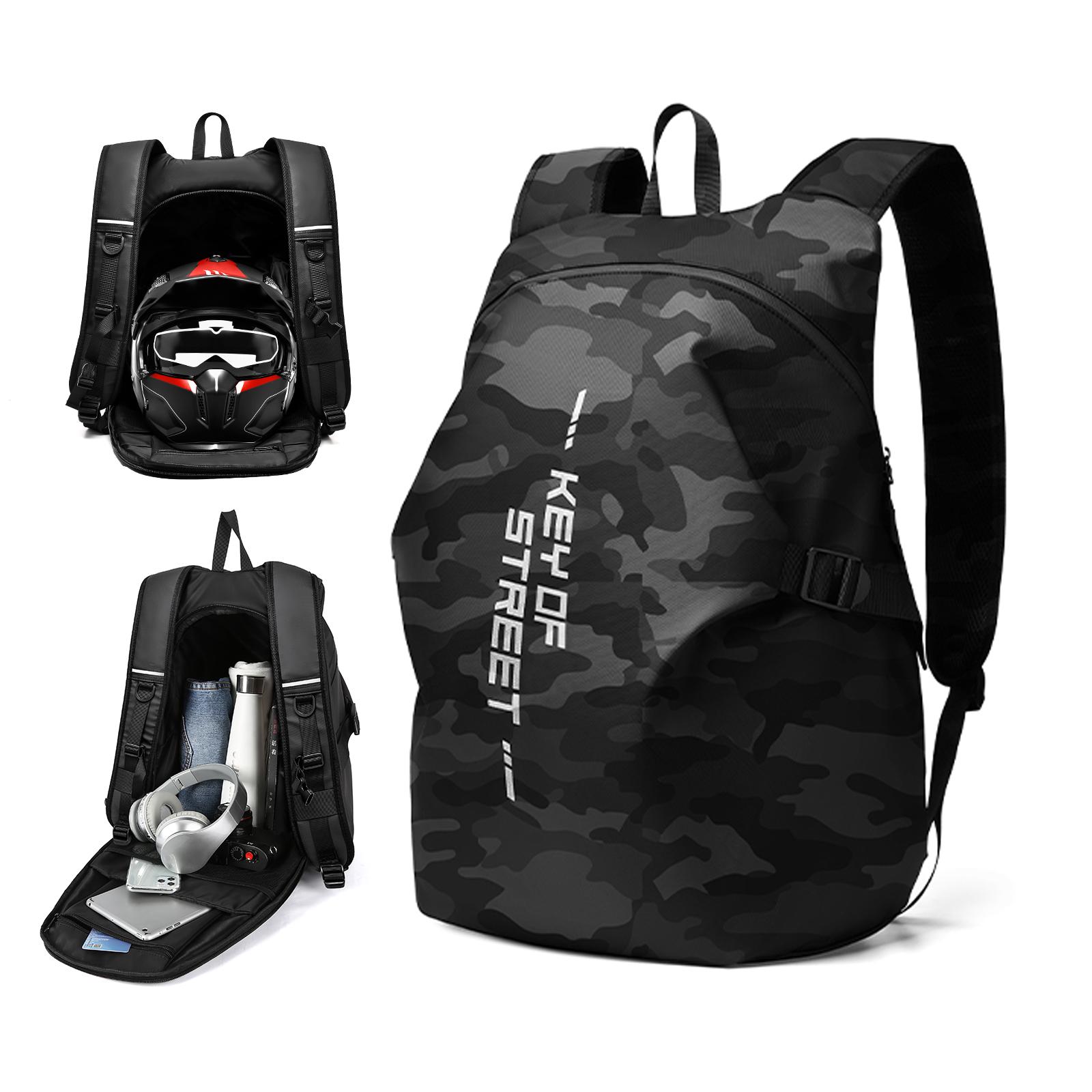 

Мотоциклетний рюкзак Новий класичний сумка для мотоциклетного шолома Водонепроникний рюкзак Сумка-сідло Багатофункціональний багаж Велосипедна дорожня сумка