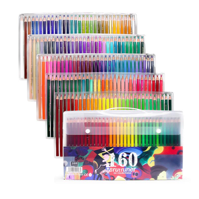 Exclusive Set: 260-Color Oil-Based Colored Pencils for Students & Graffiti Artists