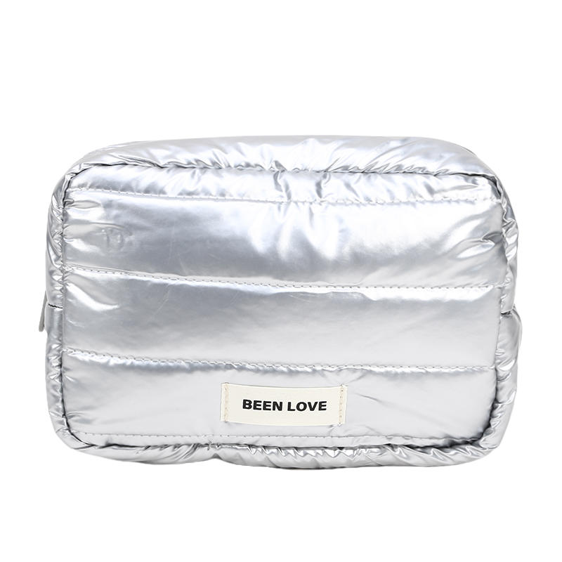 Make Up Bag Large Capacity Waterproof Makeup Handbag Travel Cosmetic Toiletry Storage Pouch Elegant Ladies Square Zipper Bag