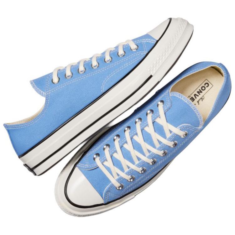 Converse Chuck 70 Comfortable Soft Low Top Canvas Shoes Unisex Sneakers Blue A10530C