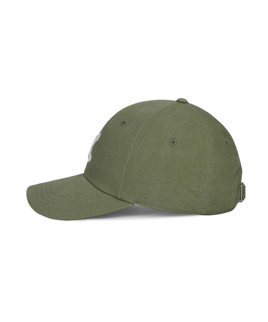 Bajal Va Curved 3D Logo Ball Cap Khaki
