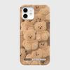 Luxury Clmj Korean ins Sticker Phone Case for iPhone 17 16 15 14 13 12 11 Pro Max X XS XR Plus Air Glossy Film Hard PC Cover