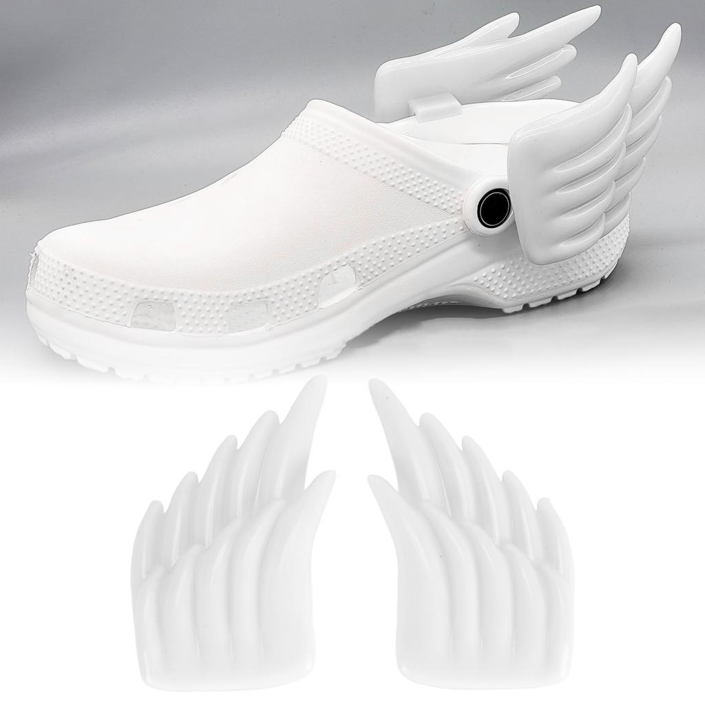 3D Wing Shoe Decor Innovative Shoe Accessory Tail Wing Pendant Shoe Attachment for Shoes with Holes