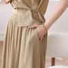 Yuzhaolin Mid-Aged Women's Sleeveless Two-Piece Set