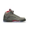 Air 5 Retro 'Camo' (Unisexe) Chaussures de Basketball Vintage Stuc Foncé / Rouge Université - Pierre de Rivière 136027 051