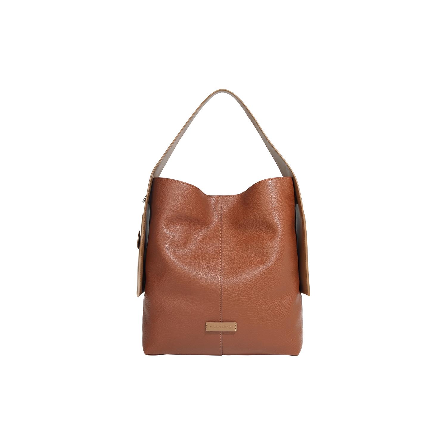 

New Disney Mickey Series PU Leather Tote Bag, Shopping Bag, Handbag, Shoulder Bag, Crossbody Bag Tubas Women s Brown BMK-71087K 30.0*13.0*37.1CM