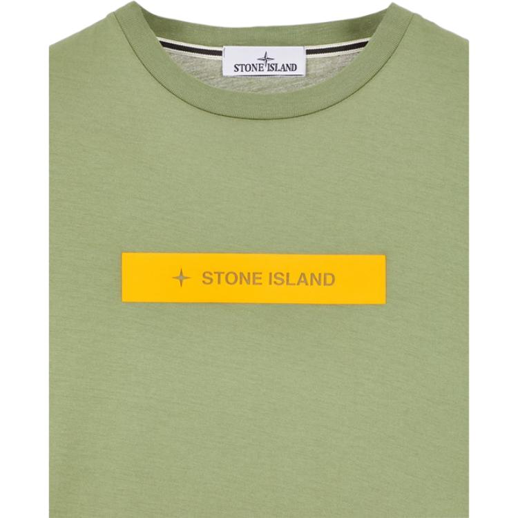Stone Island Micro Graphics Two Short-Sleeve T-Shirt Sage Unisex Tops Green 78152NS82-V0055