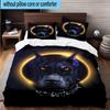 Diverse Dog Breeds Collage 3pcs Bedding,Including 1pc Duvet Cover And 2pcs Pillowcases Perfect for Christmas,Ideal for Bedroom, Dormitory