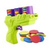 Children Flying Saucer Guns Carrot Flying Disc Launcher Toy Safety EVA Flying Disc Gun Kid Outdoor Game Toys