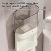 Automatic Mouthwash Dispenser Touchless Sensor Wall Mounted Mouthwash Dispenser with 2 Magnetic Cups 3   Dispensing  S Waterproof Refilla