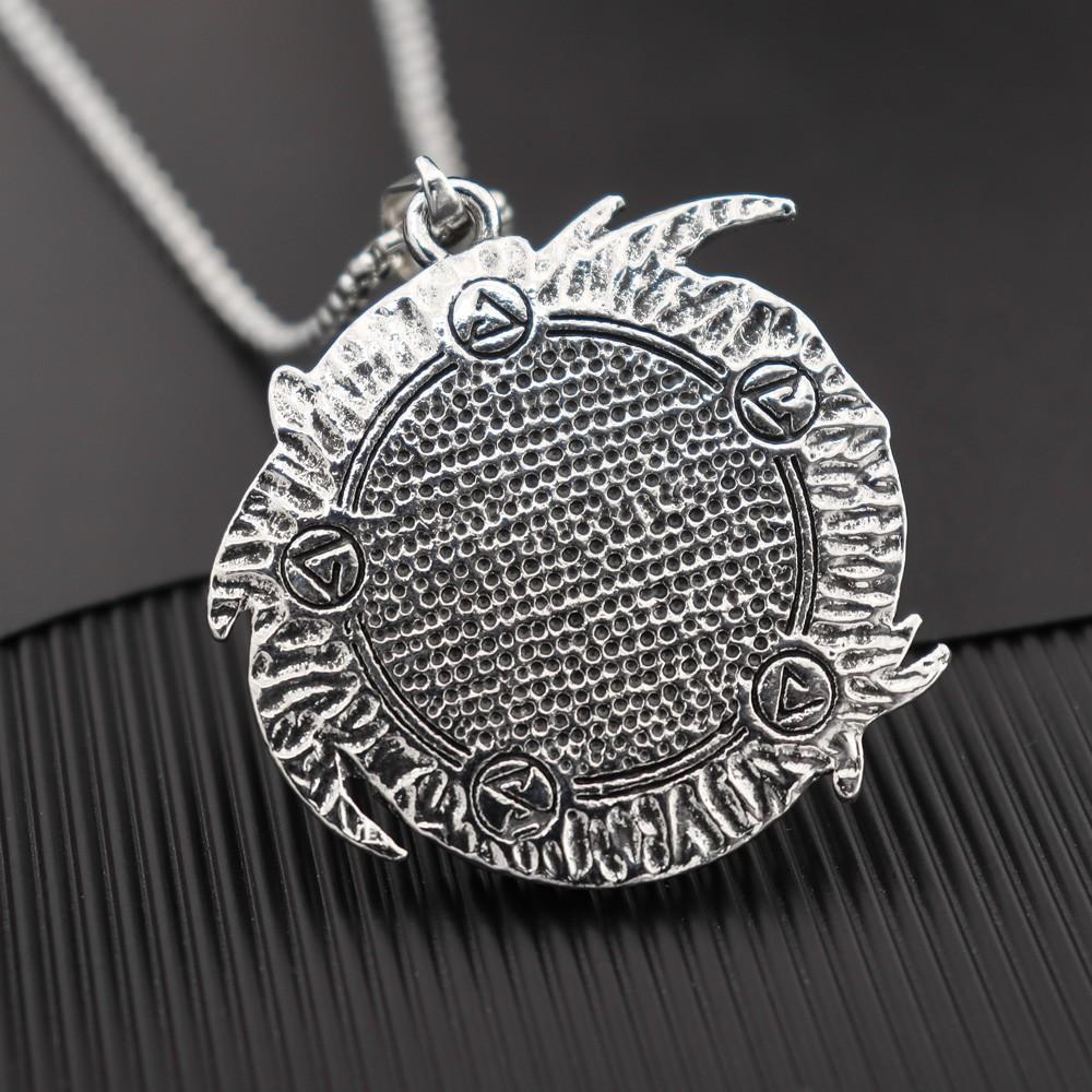 Personality Replica Dragon Direwolf Pendant Necklace for Men