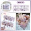 High-End Handmade Nail Art: Pure Desire Style Rhinestone Nail Stickers Collection.