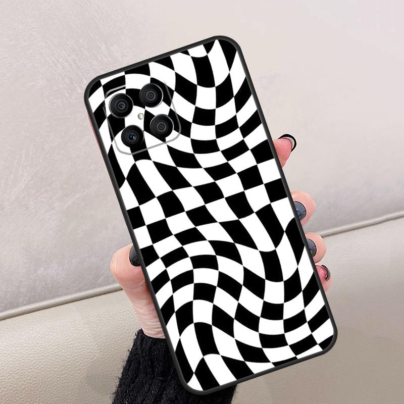 Crazy Checkered For Honor Magic 8 6 7 Pro Case For Honor 400 Lite 200 50 70 90 X8c X8b X9a X9b X9c X9d Win RT