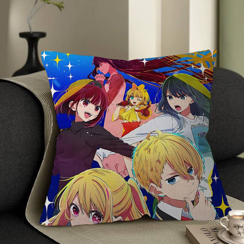 

Подушка Oshi No Ko Аниме Подушка Диван Кровать Подушка для головы Наволочка Чехол для подушки 45x45 см Мода 12x12Inch