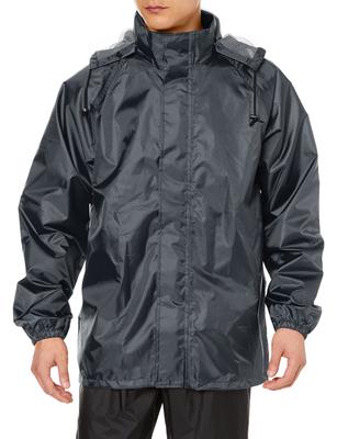 Size 48 Charcoal Gray [Kurodaruma] Raincoat, Rainwear, Men's, -