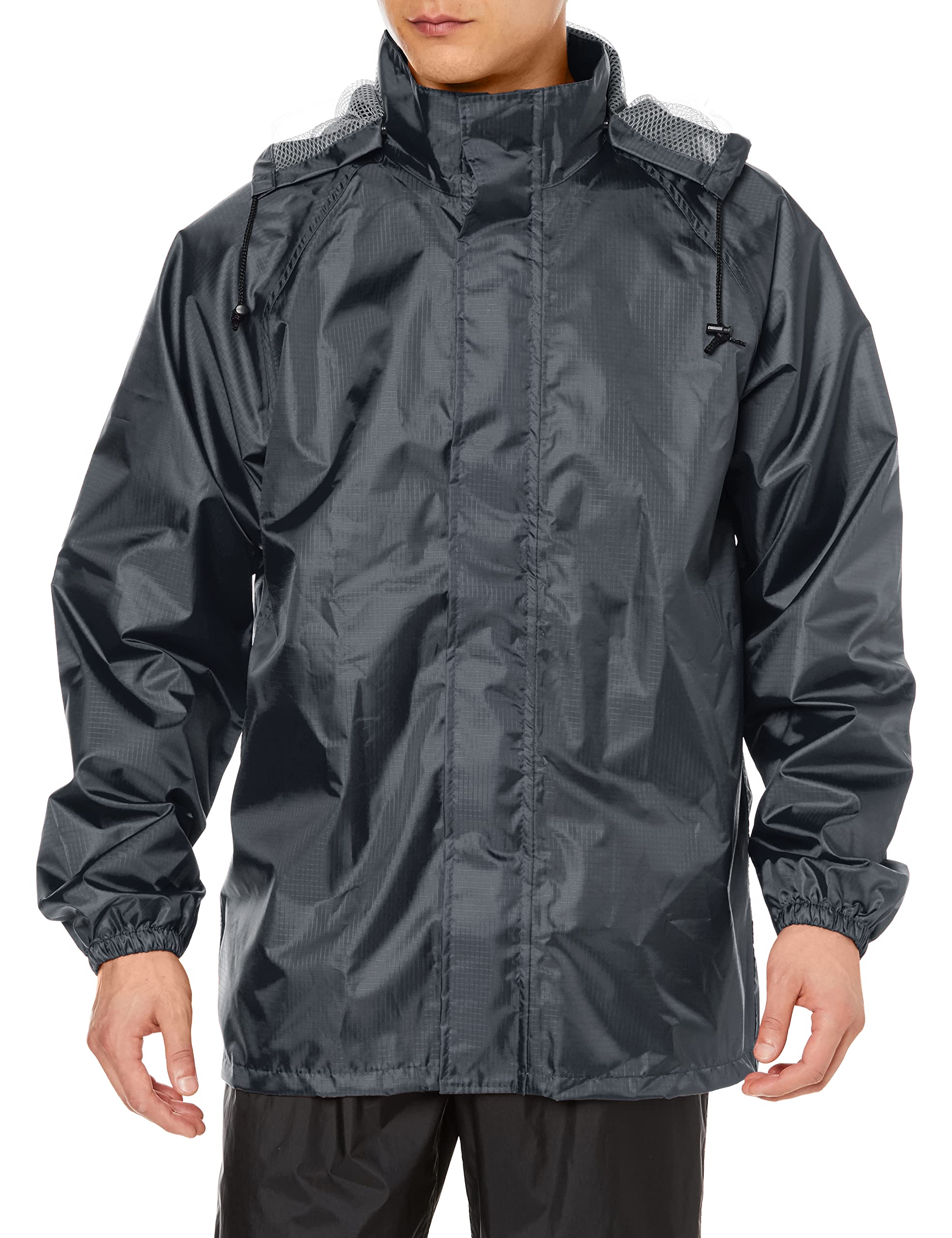 

Size 48 Charcoal Gray [Kurodaruma] Raincoat, Rainwear, Men s, -