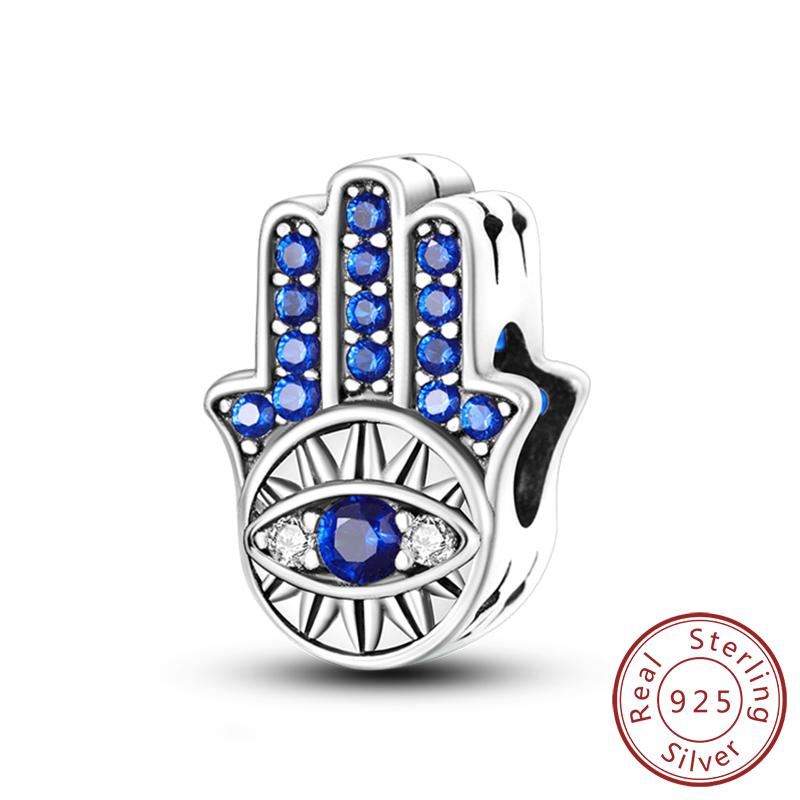 Copper Charms Beads Devil'S Eye Cross Angel Charms Fit Original Charms Bracelets Pendants Fine Diy Jewelry Making For Women