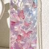 Butterfly Water Wave Anti-Fall Transparent Case for iPhone 14/15/16/17 Pro Max