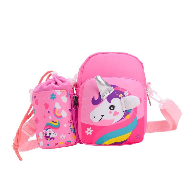 Canvas Kids Cartoon Shoulder Bag With Lightweight Design For School And Travel
